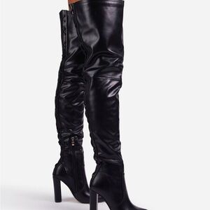Elegant Black Over-the-Knee Boots